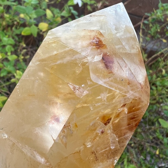 Golden Healer Quartz Crystal Tower - Picture 7 of 9